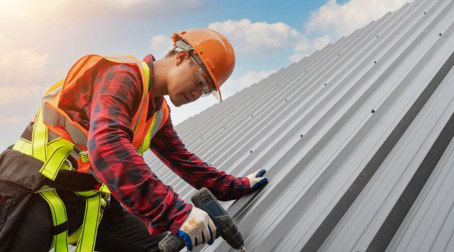 Professional metal roof installation in Nashoba, OK